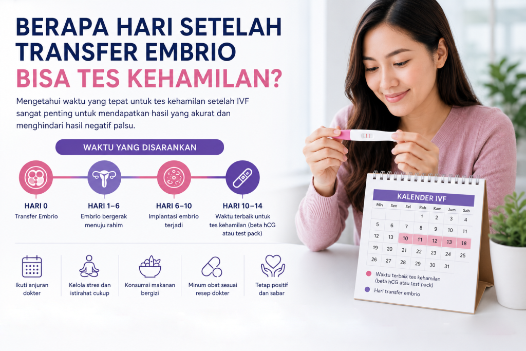 Berapa Hari Setelah Transfer Embrio Bisa Tes Kehamilan