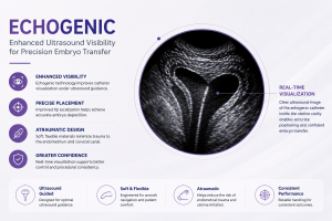 Echogenic Embryo Transfer Catheter
